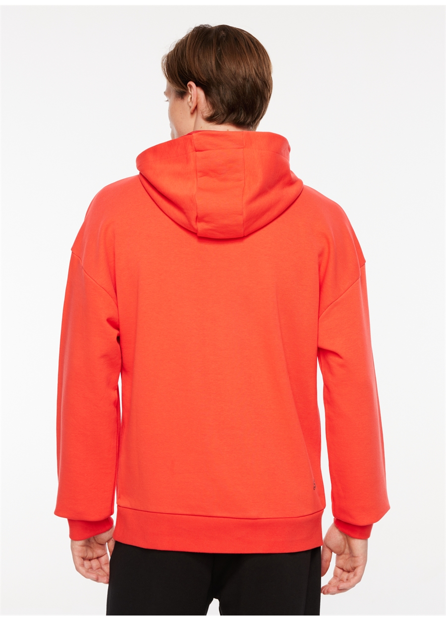 Skechers Kırmızı Erkek Bisiklet Yaka Sweatshirt 38-600M Essential Hoodie_4