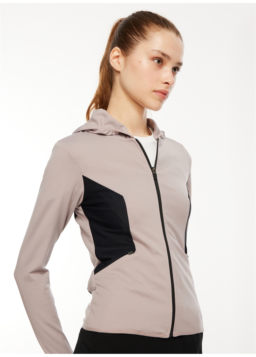 Skechers Lila Kadın Fermuarlı Regular Fit Full Zip Sweatshirt_2