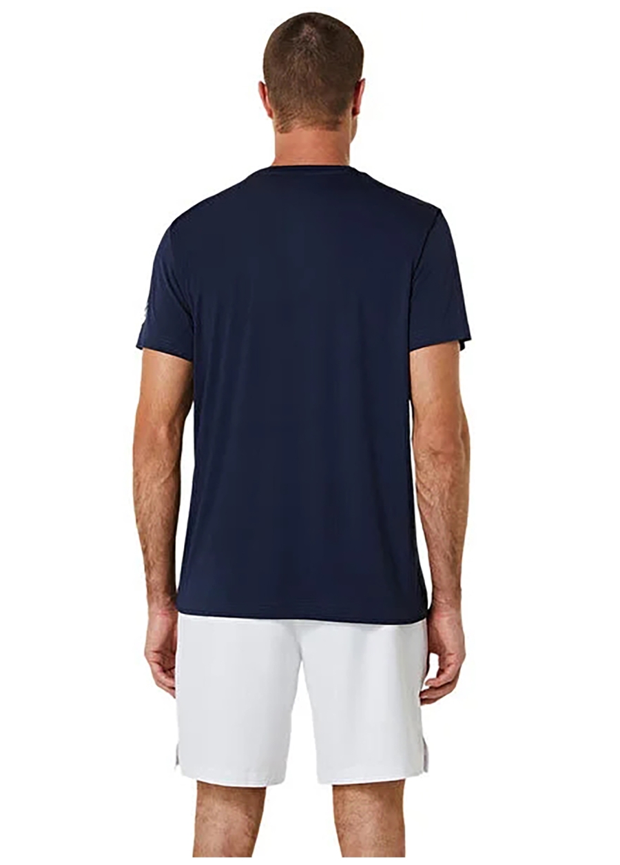 Asics Lacivert Erkek Klasik Yaka T-Shirt 2041A259-400 MEN COURT TENNIS GRAPH_1