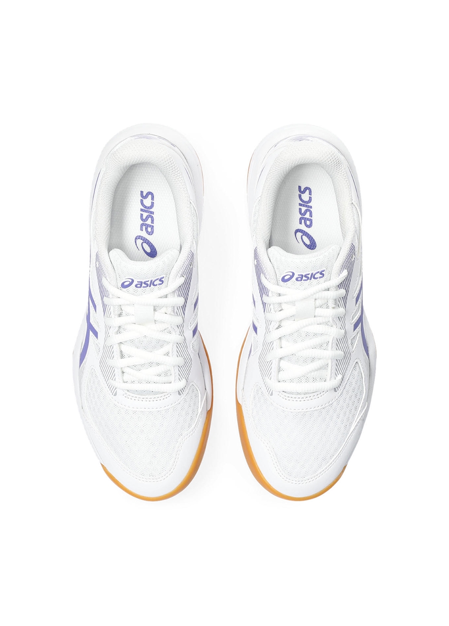 Asics Beyaz - Mavi Kadın Voleybol Ayakkabısı 1072A088-103 UPCOURT 5_6