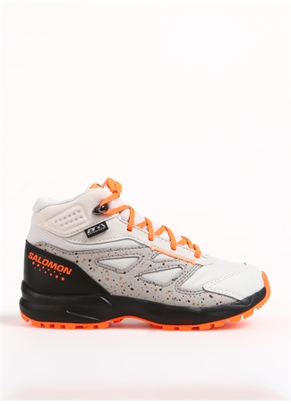 Salomon Beyaz - Turuncu Erkek Çocuk Outdoor Ayakkabısı L47187400 OUTWAY MID CSWP JUNIOR