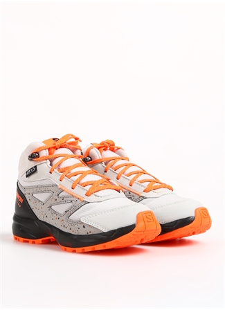 Salomon Beyaz - Turuncu Erkek Çocuk Outdoor Ayakkabısı L47187400 OUTWAY MID CSWP JUNIOR_1