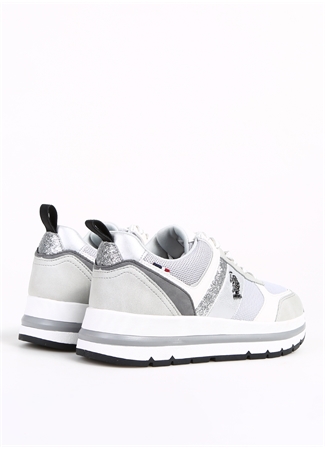 U.S. Polo Assn. Gri Kadın Sneaker 3F SHINY 3PR_2