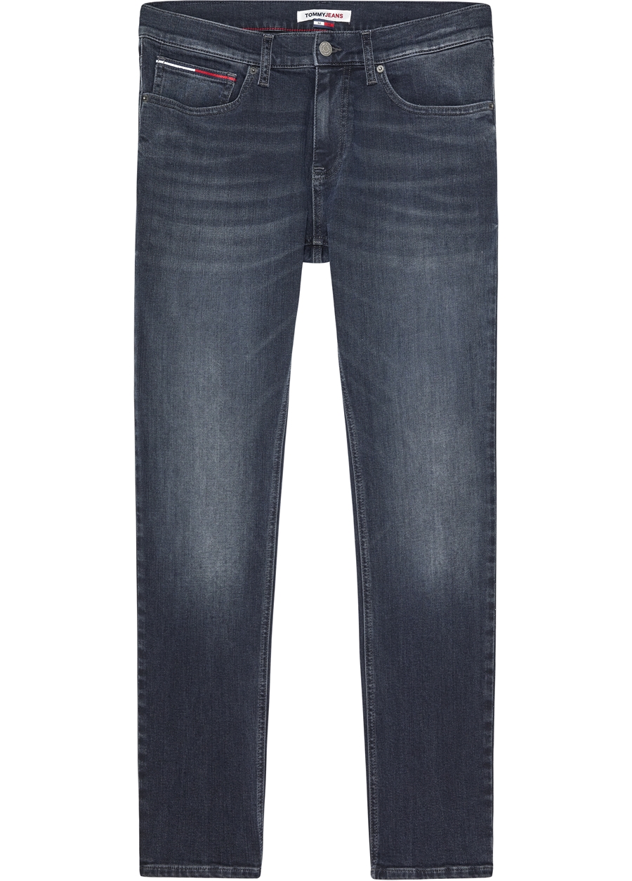 Tommy Jeans Standart Bel Normal Erkek Denim Pantolon DM0DM174061BK