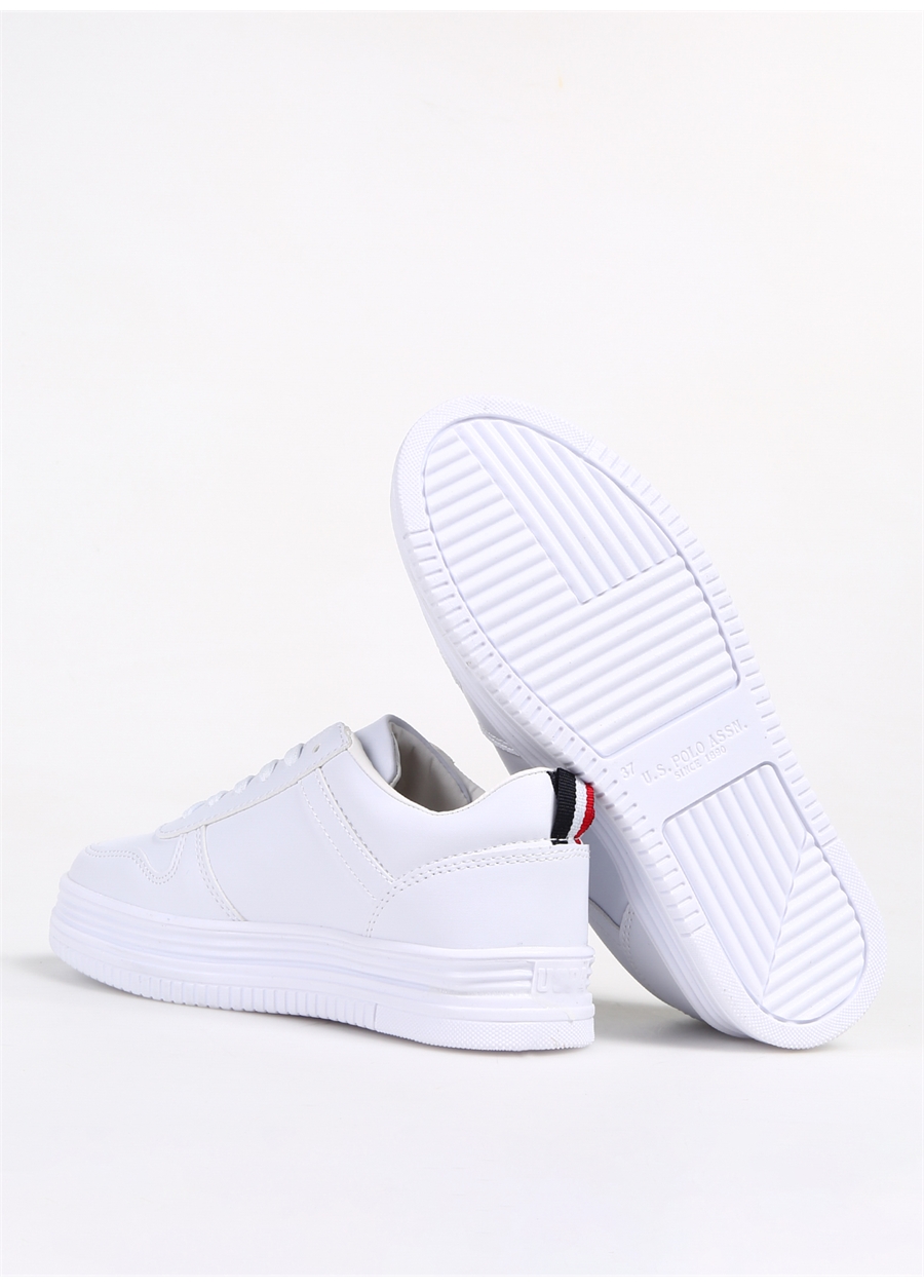 U.S. Polo Assn. Beyaz Kadın Sneaker 3F SURI 3PR_3