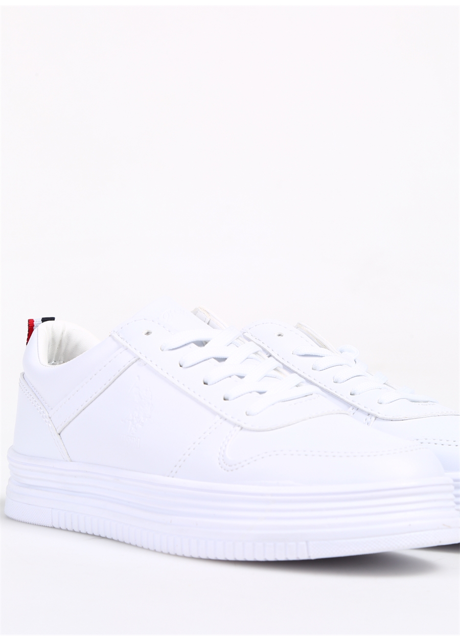 U.S. Polo Assn. Beyaz Kadın Sneaker 3F SURI 3PR_4