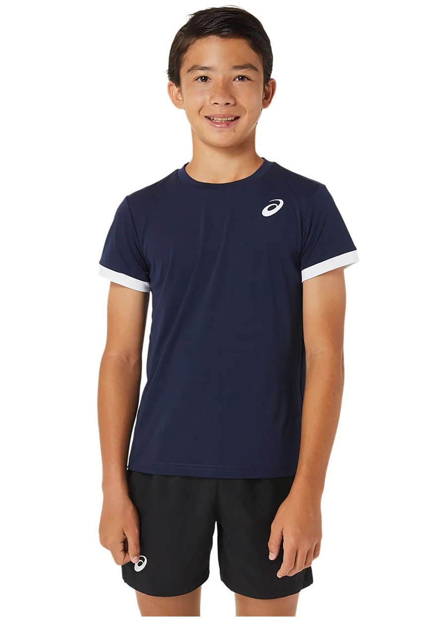 Asics Açık Mavi Erkek T-Shirt 2044A036-402 TENNIS SS TOP_1