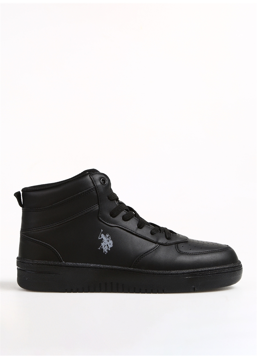 U.S. Polo Assn. Siyah Erkek Sneaker 3W ARISTO HI 3PR_0