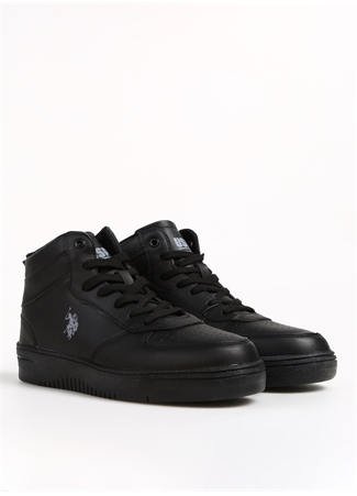 U.S. Polo Assn. Siyah Erkek Sneaker 3W ARISTO HI 3PR_1