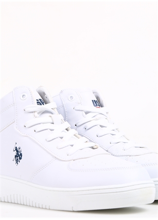 U.S. Polo Assn. Beyaz Erkek Sneaker 3W ARISTO HI 3PR_4