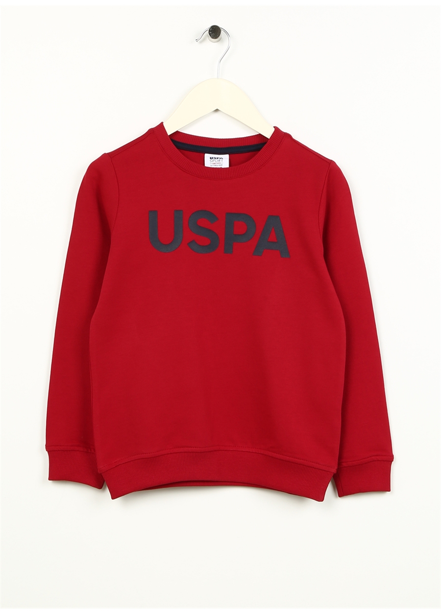 U.S. Polo Assn. Kırmızı Erkek Çocuk Sweatshirt JEREMYKIDSSK023