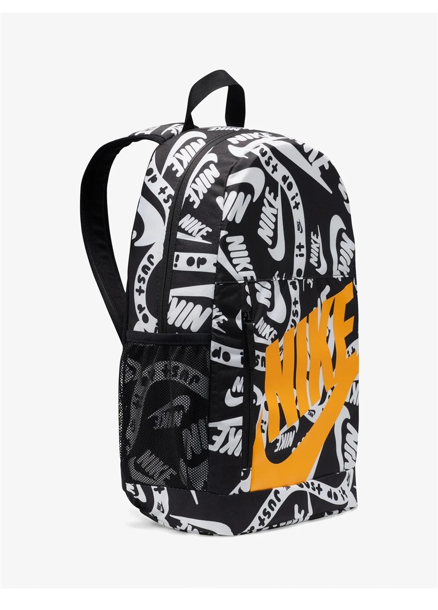 Nike Siyah - Gri - Gümüş Kız Çocuk 15X30x43 Cm Sırt Çantası FB2818-010-Y NK ELMNTL BP CAT AOP 3_1