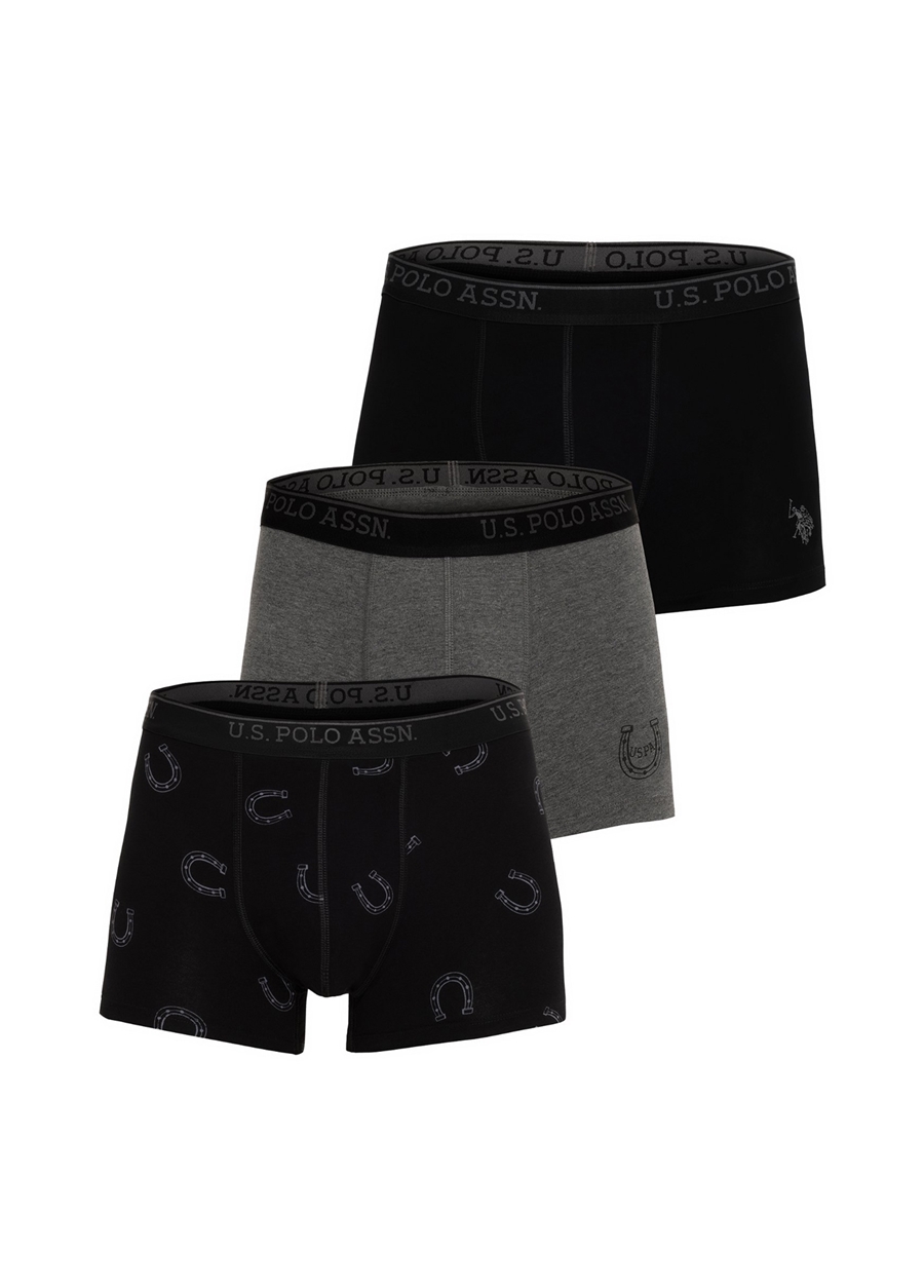 U.S. Polo Assn. Siyah Erkek Boxer 80304 - BOXER - SIYA_0