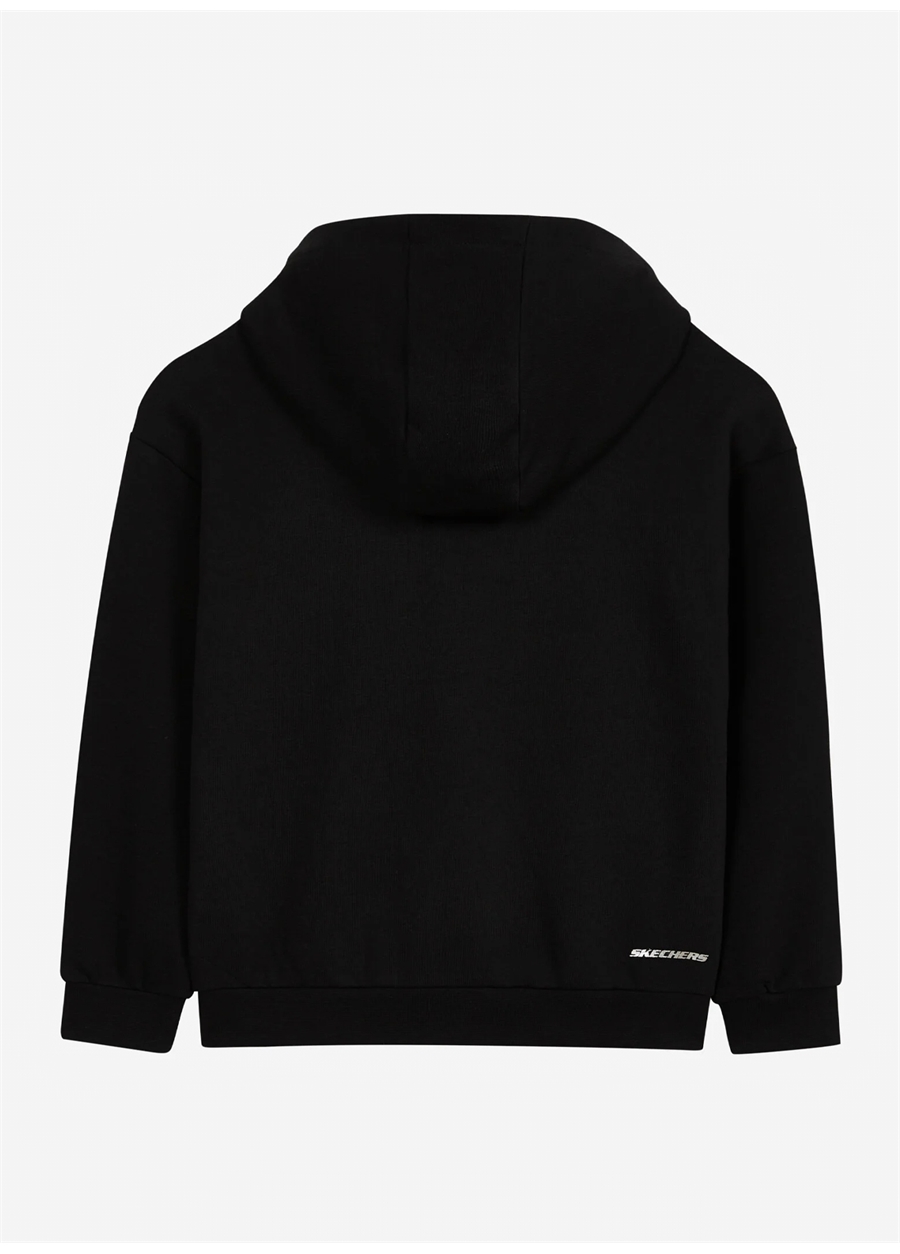 Skechers Siyah Kız Çocuk Sweatshirt SK232219-001_6