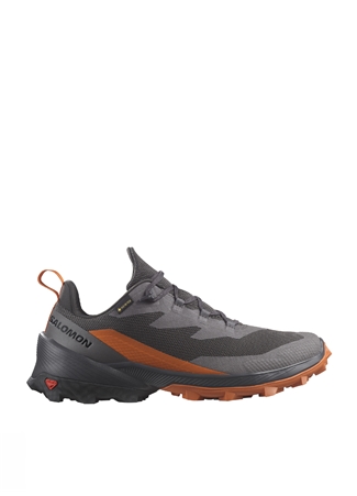 Salomon Siyah - Gri - Turuncu Erkek Goretex Outdoor Ayakkabısı CROSS OVER 2 GTX