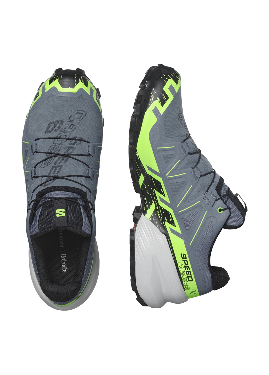 Salomon Gri Erkek Goretex Koşu Ayakkabısı SPEEDCROSS 6 GTX_4