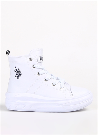 U.S. Polo Assn. Beyaz Kız Çocuk Sneaker CLEMENTINE JR PU 3PR_0