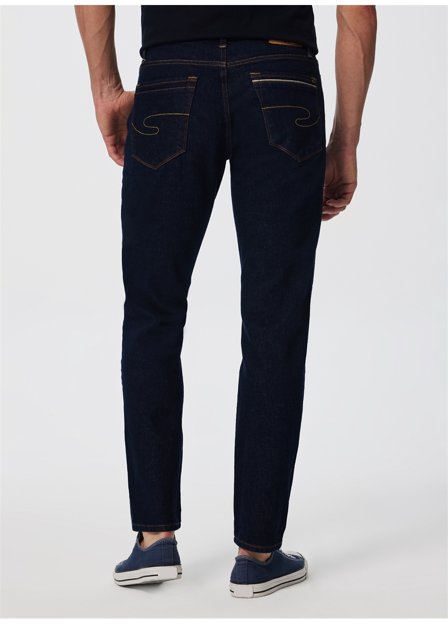 Lee Cooper Normal Bel Slim Straight Erkek Denim Pantolon 241 LCM 121021 JAGGER HILLARY BLUE_4