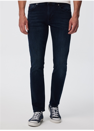 Lee Cooper Normal Bel Slim Straight Erkek Denim Pantolon 241 LCM 121038 JAGGER RB DARK COLOR_0