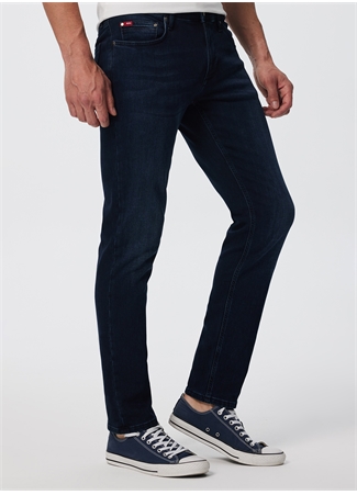 Lee Cooper Normal Bel Slim Straight Erkek Denim Pantolon 241 LCM 121038 JAGGER RB DARK COLOR_3