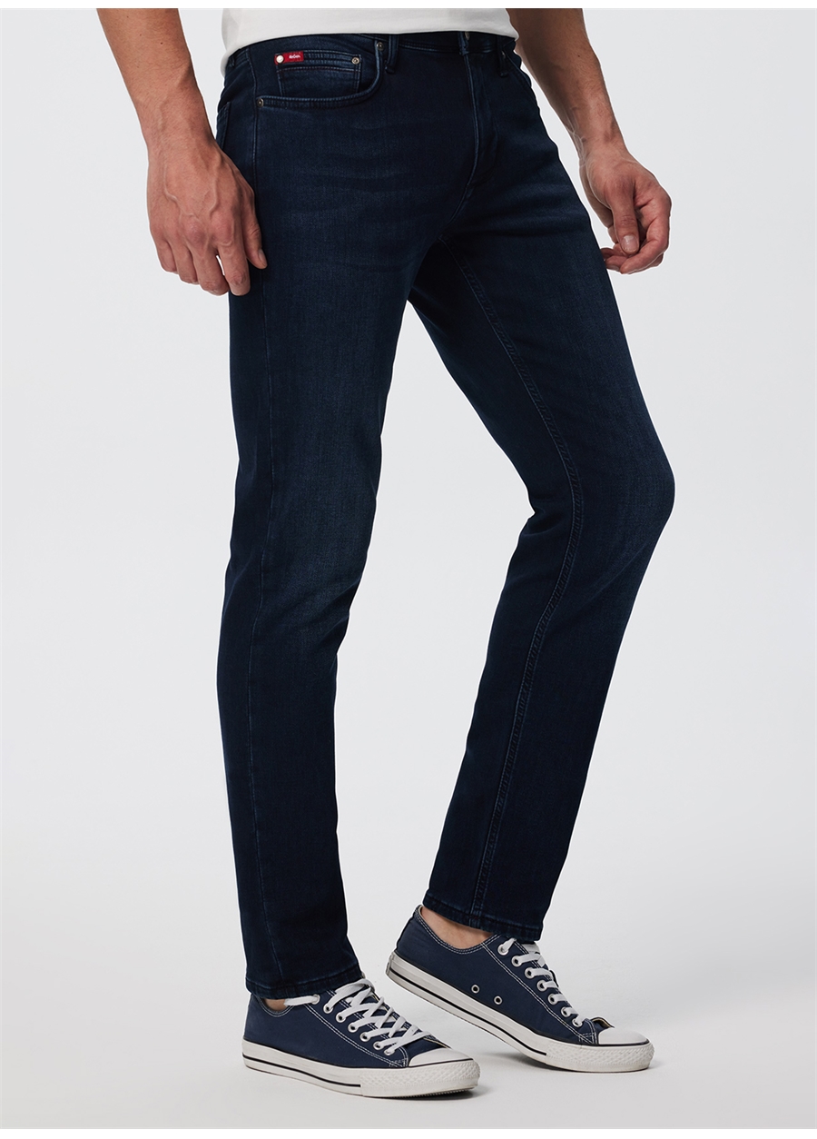 Lee Cooper Normal Bel Slim Straight Erkek Denim Pantolon 241 LCM 121038 JAGGER RB DARK COLOR_3