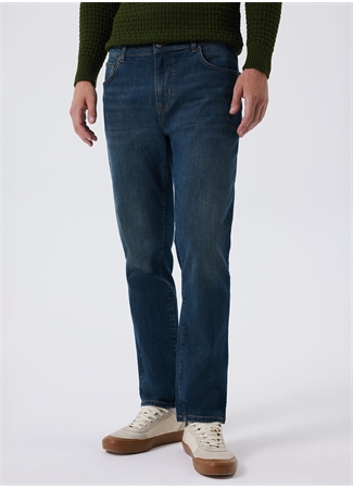 Lee Cooper Yüksek Bel Straight Erkek Denim Pantolon 241 LCM 121071 RICKY NILE WASH_1