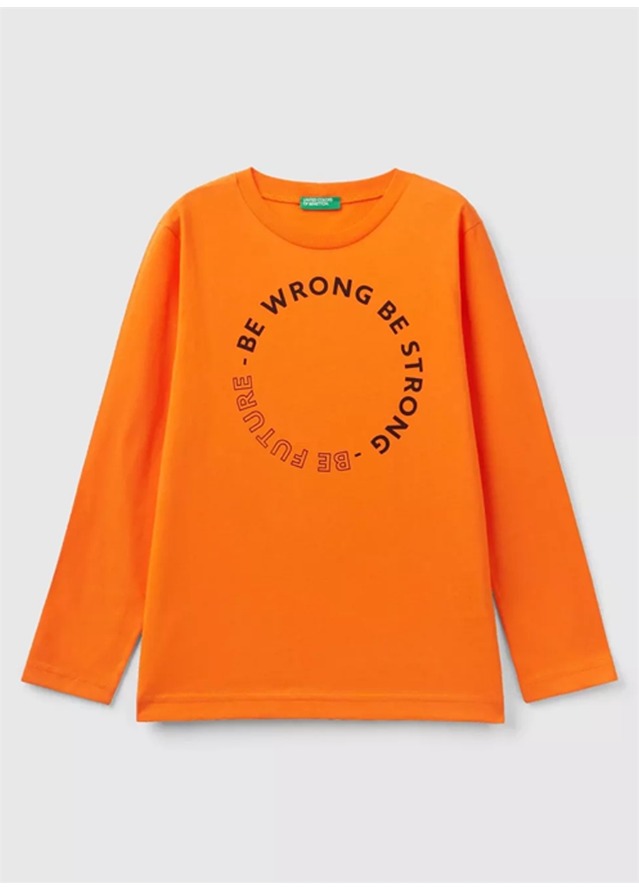 Benetton Erkek Çocuk T-Shirt 3VR5C10EN