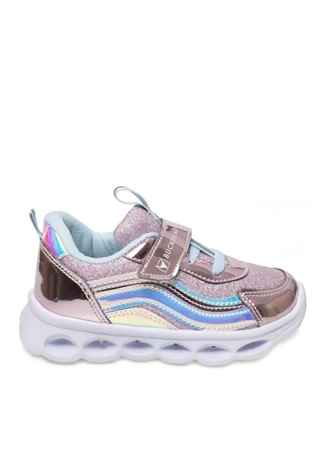 Buckhead Pembe - Mavi Kız Çocuk Sneaker BUCK4246 TRIO SHINY Hologram