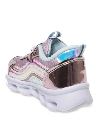 Buckhead Pembe - Mavi Kız Çocuk Sneaker BUCK4246 TRIO SHINY Hologram_2