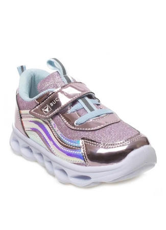 Buckhead Pembe - Mavi Kız Çocuk Sneaker BUCK4246 TRIO SHINY Hologram_4