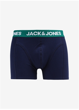 Jack & Jones Siyah - Yeşil Erkek Boxer 12248064_JACNORMAN CONTRAST TRUNK S_0