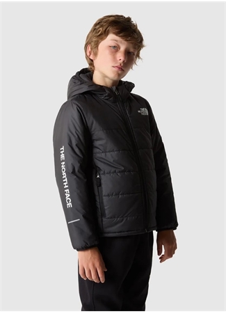 The North Face Siyah Erkek Çocuk Mont NF0A8557JK31 B NEVER STOP SYNTHETIC