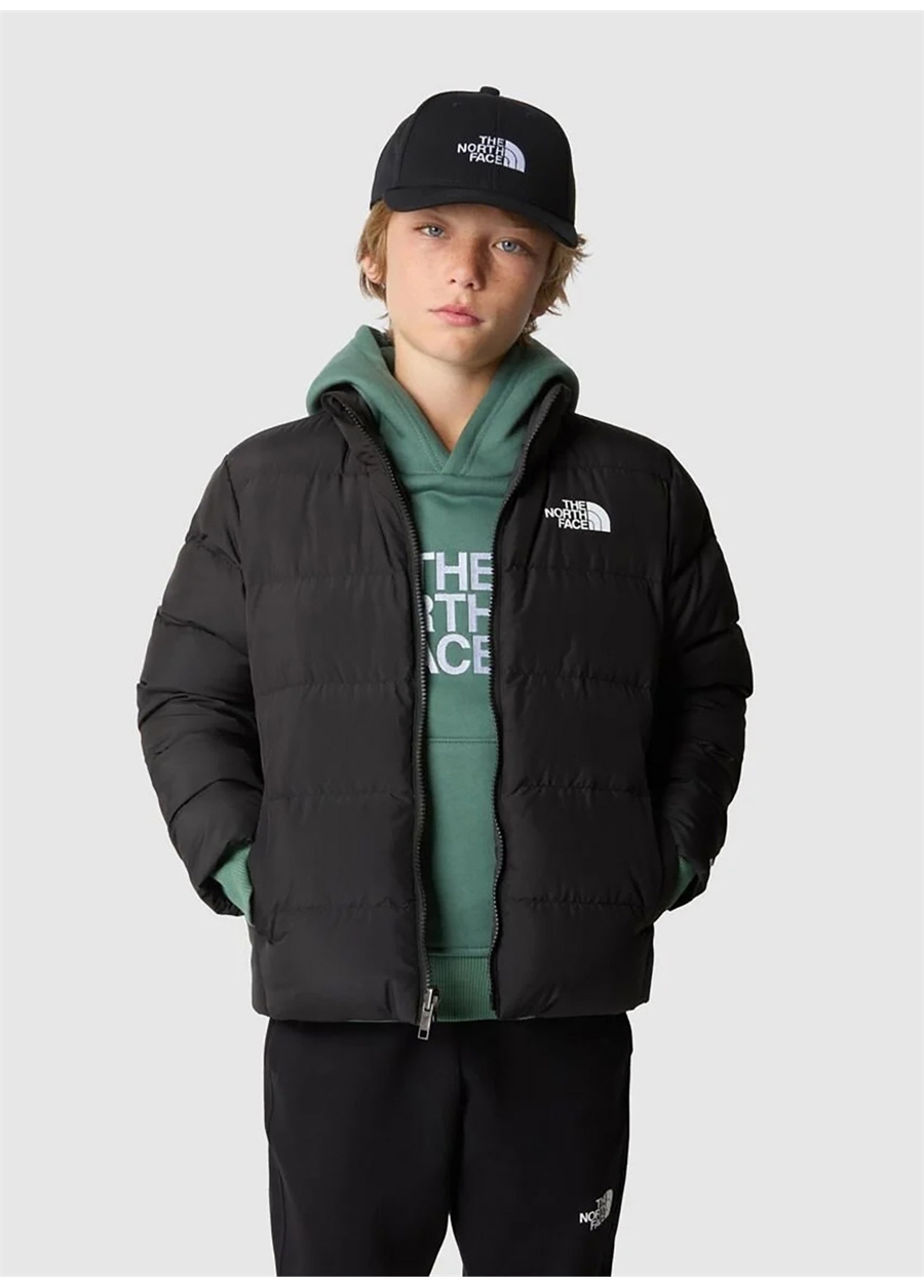 The North Face Siyah Erkek Çocuk Mont NF0A82YUJK31 TEEN REVERSIBLE NORTH_3