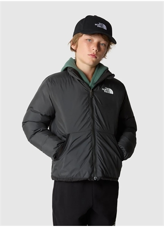 The North Face Siyah Erkek Çocuk Mont NF0A82YUJK31 TEEN REVERSIBLE NORTH_7