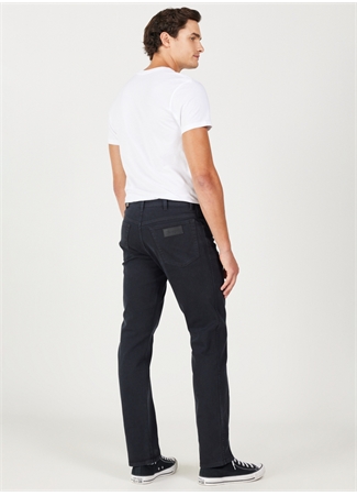 Wrangler Normal Bel Regular Fit Siyah Erkek Chino Pantolon W121053100 Texas Non Denim Pantolon_6