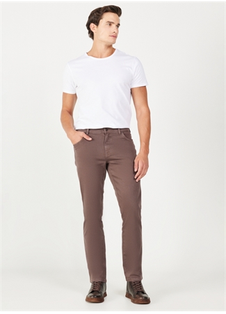 Wrangler Normal Bel Slim Fit Kahve Erkek Chino Pantolon W12S004220 Texas Slim Chino Pant_0