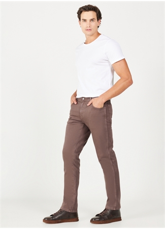 Wrangler Normal Bel Slim Fit Kahve Erkek Chino Pantolon W12S004220 Texas Slim Chino Pant_2