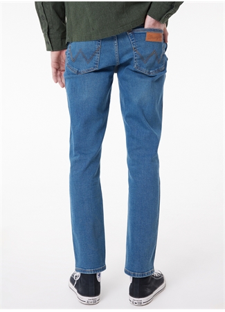 Wrangler Texas Slim Jean Pantolon Erkek Normal Bel Slim Fit Denim Pantolon W12S053XT_3