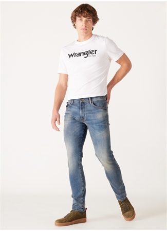 Wrangler Larston Erkek Düşük Bel Slim Fit Denim Pantolon W18S031XT_1