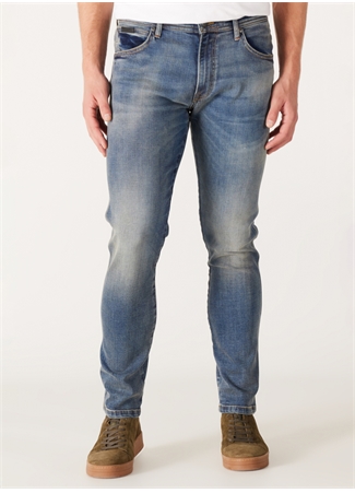 Wrangler Larston Erkek Düşük Bel Slim Fit Denim Pantolon W18S031XT_3