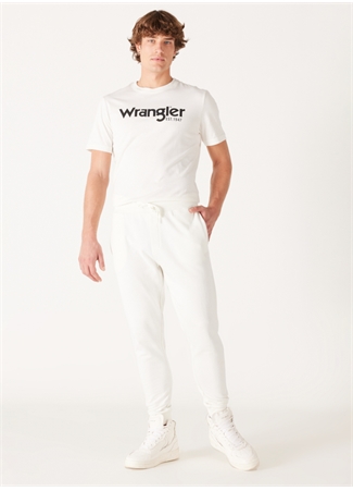 Wrangler Regular Fit Kırık Beyaz Erkek Eşofman Altı W232400102 Jogger Sweatpant_0