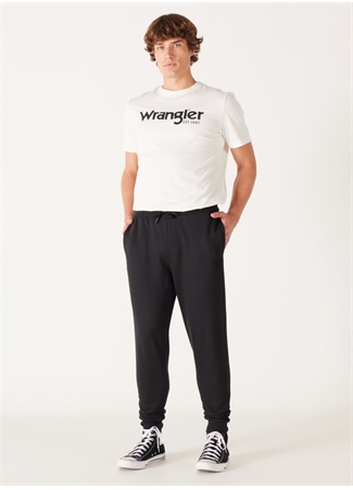 Wrangler Regular Fit Siyah Erkek Eşofman Altı W232400001 Jogger Sweatpant_0