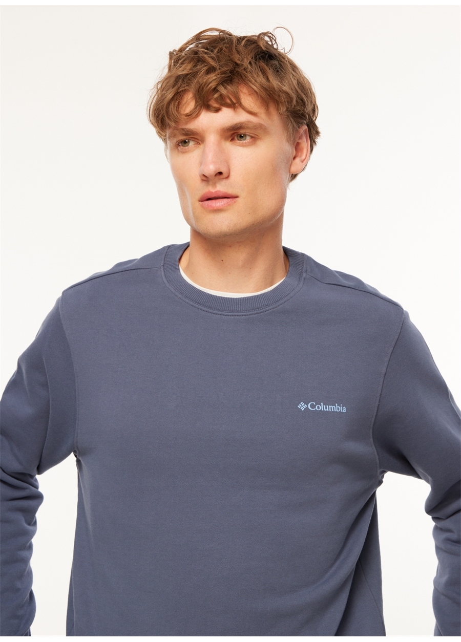 Columbia Koyu Mavi Erkek O Yaka Sweatshirt CS0204480_CS0204_2