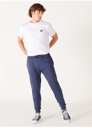 Wrangler Regular Fit İndigo Erkek Eşofman Altı W232400315 Jogger Sweatpant