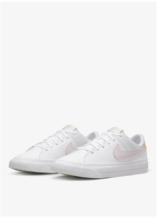 Nike Çocuk Beyaz Yürüyüş Ayakkabısı DA5380-115 NIKE COURT LEGACY (GS)_4