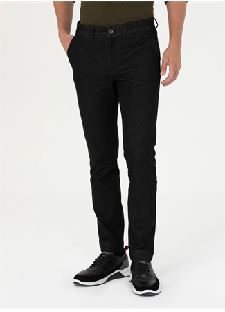 Pierre Cardin Normal Bel Normal Paça Slim Fit Siyah Erkek Pantolon PARAGUAY_1