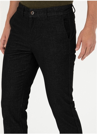 Pierre Cardin Normal Bel Normal Paça Slim Fit Siyah Erkek Pantolon PARAGUAY_5