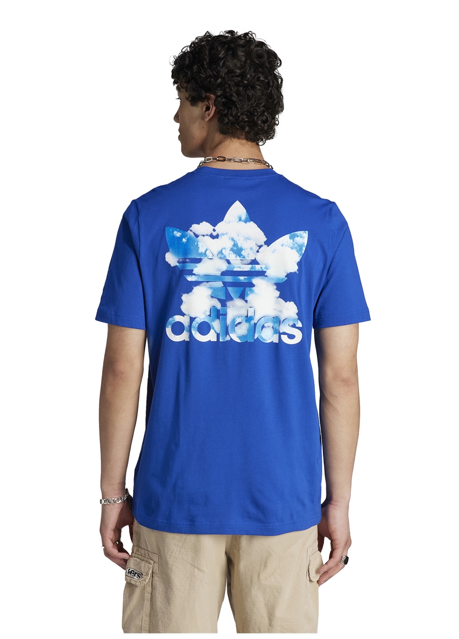 Adidas Lacivert Erkek Bisiklet Yaka T-Shirt IL5154 TS CLOUD TEE CROYAL_1