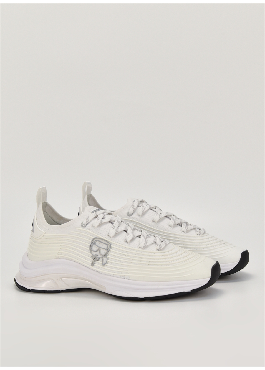 KARL LAGERFELD Beyaz Erkek Sneaker LUX FINESSE Plexikonic Pull On_1