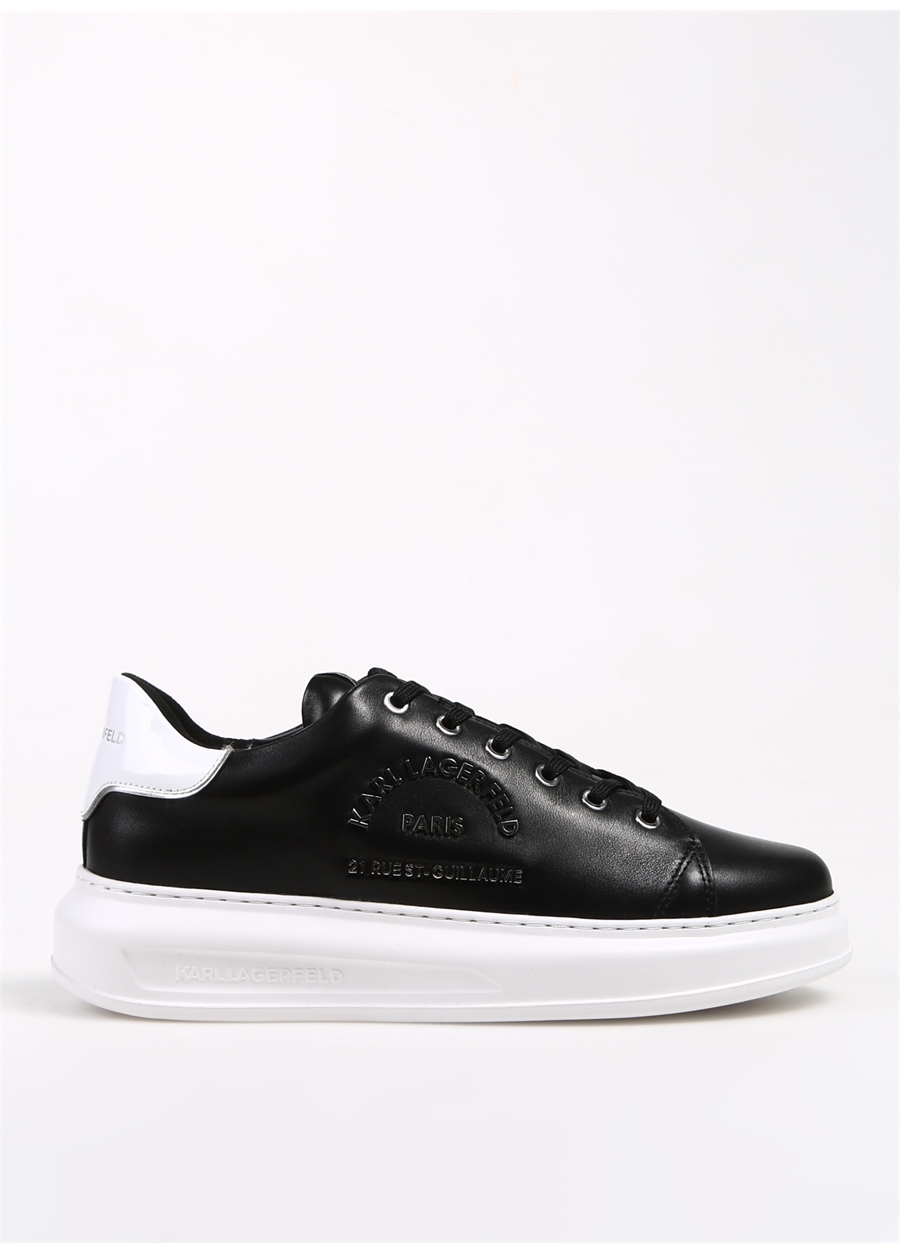 KARL LAGERFELD Siyah Erkek Deri Sneaker KL52539